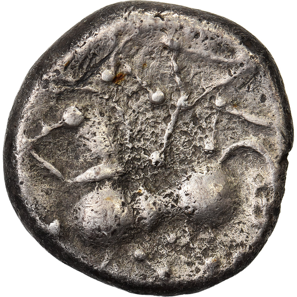 Aedui, Quinarius, 1st century BC, Silver, EF(40-45), Delestrée:3196