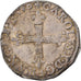 Francia, Charles X, 1/4 Ecu, 1590, Nantes, Argento, BB, Gadoury:521
