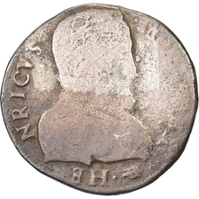 France, Henri II, Teston, 1559, Toulouse, Silver, F(12-15), Gadoury:373