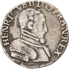 Francia, Henri II, Teston, 1554, Poitiers, Argento, MB+, Gadoury:373a