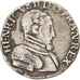 Frankrijk, Henri II, Teston, 1554, Poitiers, Zilver, FR+, Gadoury:373a