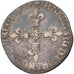 France, Henri III, 1/8 Ecu, 1581, La Rochelle, Argent, B+, Gadoury:485