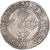 Francia, Henri III, Demi Franc, 1587, Poitiers, Plata, BC+, Gadoury:487