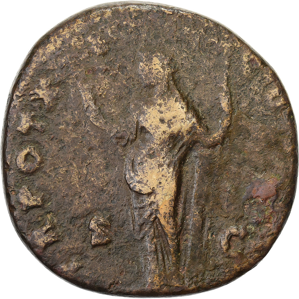 Marcus Aurelius, Sestertius, 156-158, Rome, Bronze, VF(20-25)