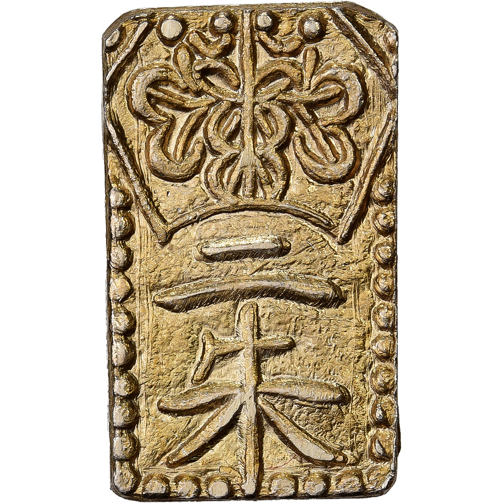 Japon, Kōmei, 2 Shu, Manen, 1860-1869, Edo, Electrum, SUP