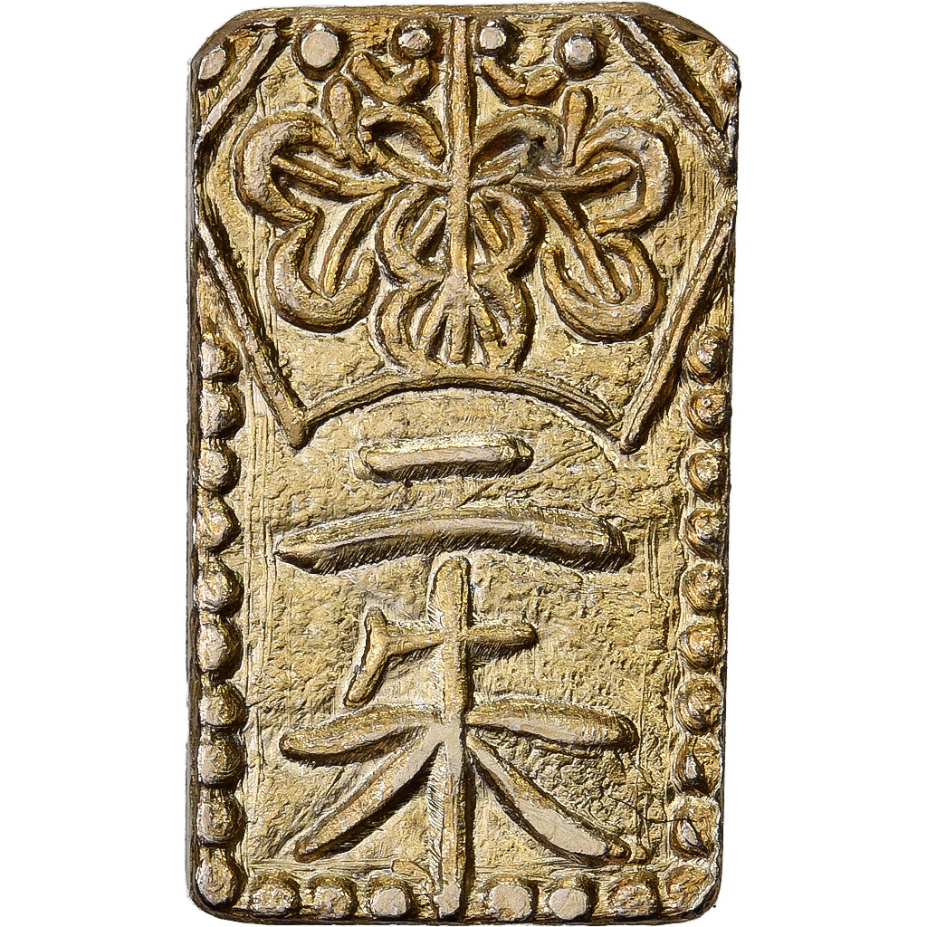 Japan, Kōmei, 2 Shu, Man'en, 1860-1869, Edo, Electrum, AU(55-58)