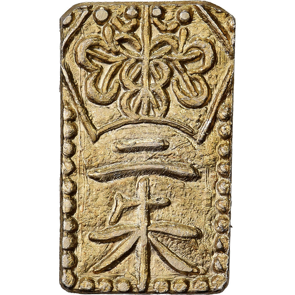 Japan, Kōmei, 2 Shu, Man'en, 1860-1869, Edo, Electrum, AU(55-58)
