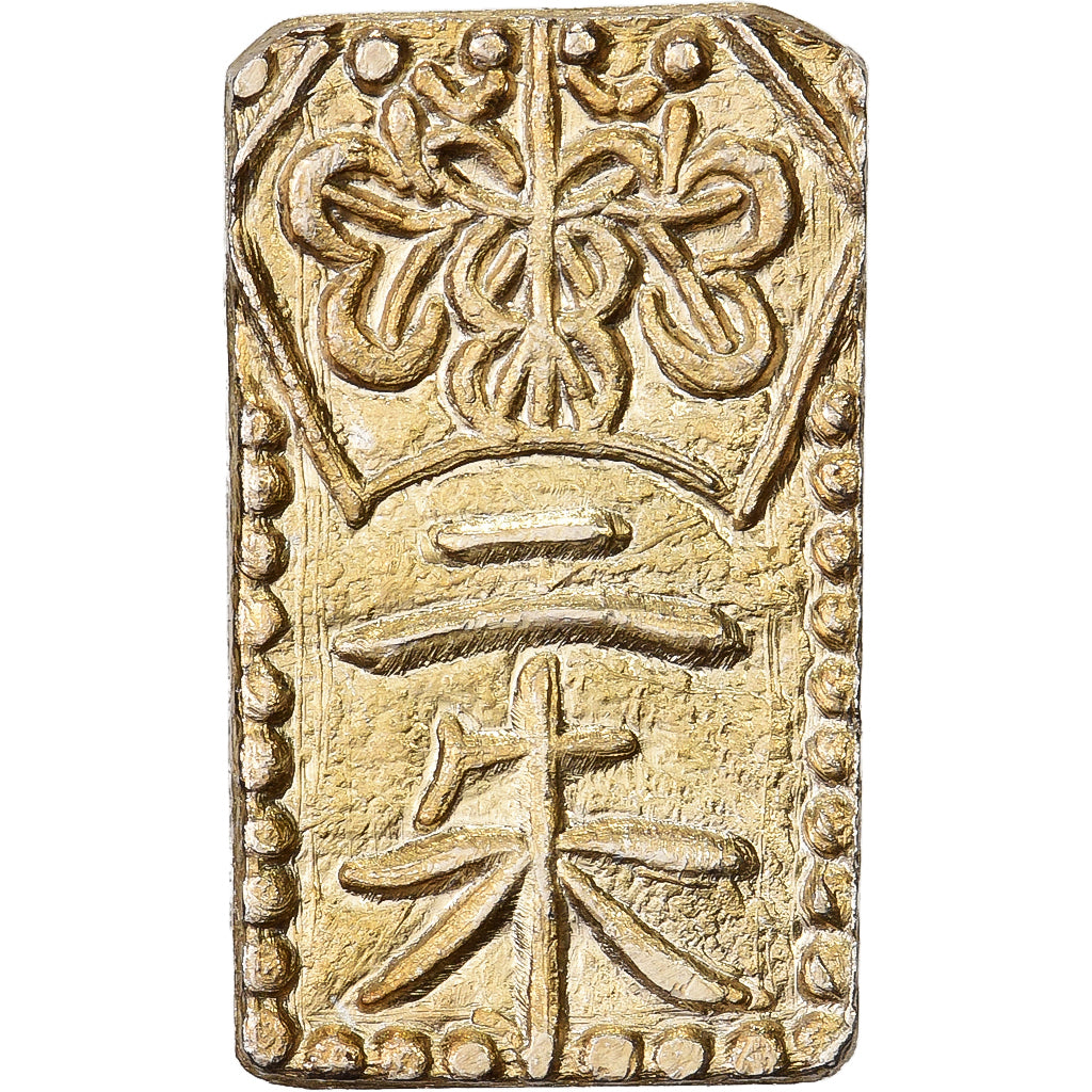 Japan, Kōmei, 2 Shu, Manen, 1860-1869, Edo, Electrum, VZ