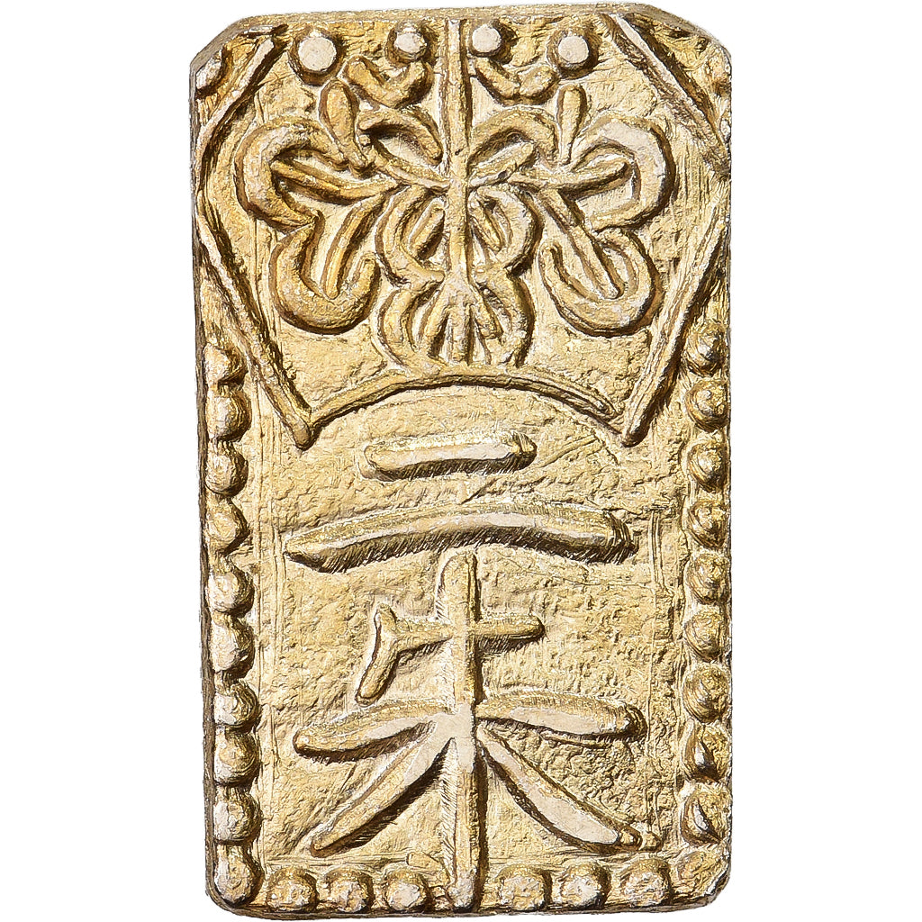 Japan, Kōmei, 2 Shu, Manen, 1860-1869, Edo, Electrum, VZ