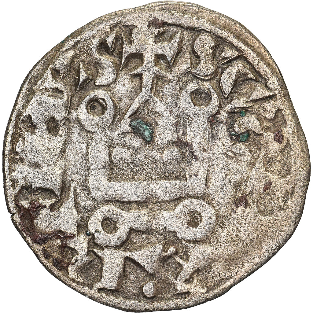 Touraine, Denier, ca. 1150-1200, Saint-Martin de Tours, Vellón, BC+