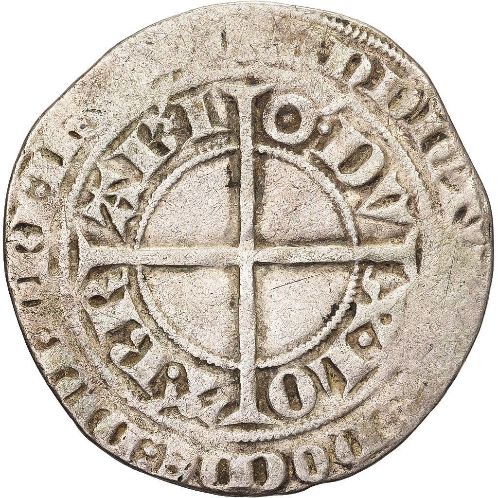 Duchy of Brabant, Jean III, Gros au lion, 1312-1355, Brussels, Biglione, MB
