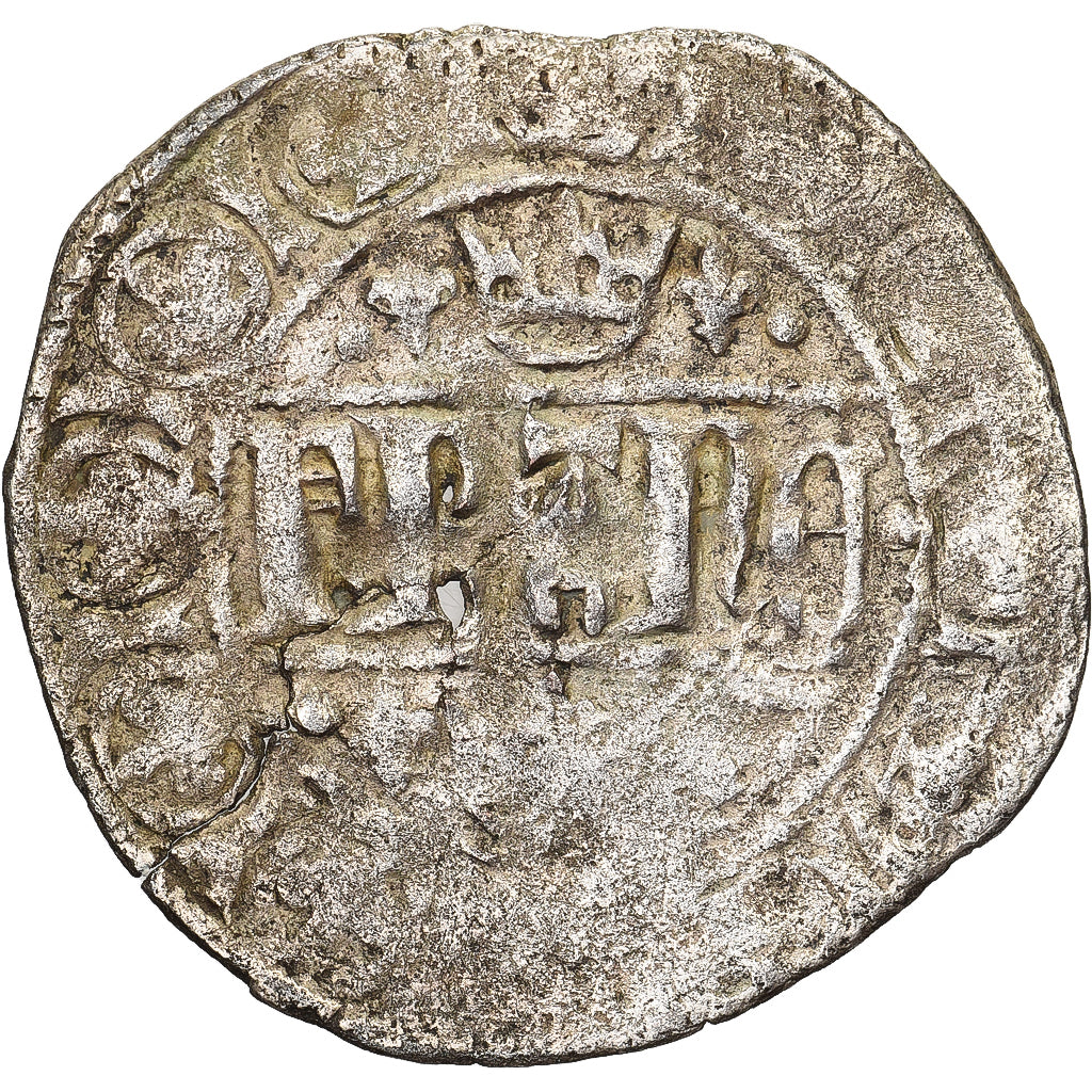 Francia, Jean II le Bon, Blanc aux quadrilobes, 1355-1364, Vellón, BC+