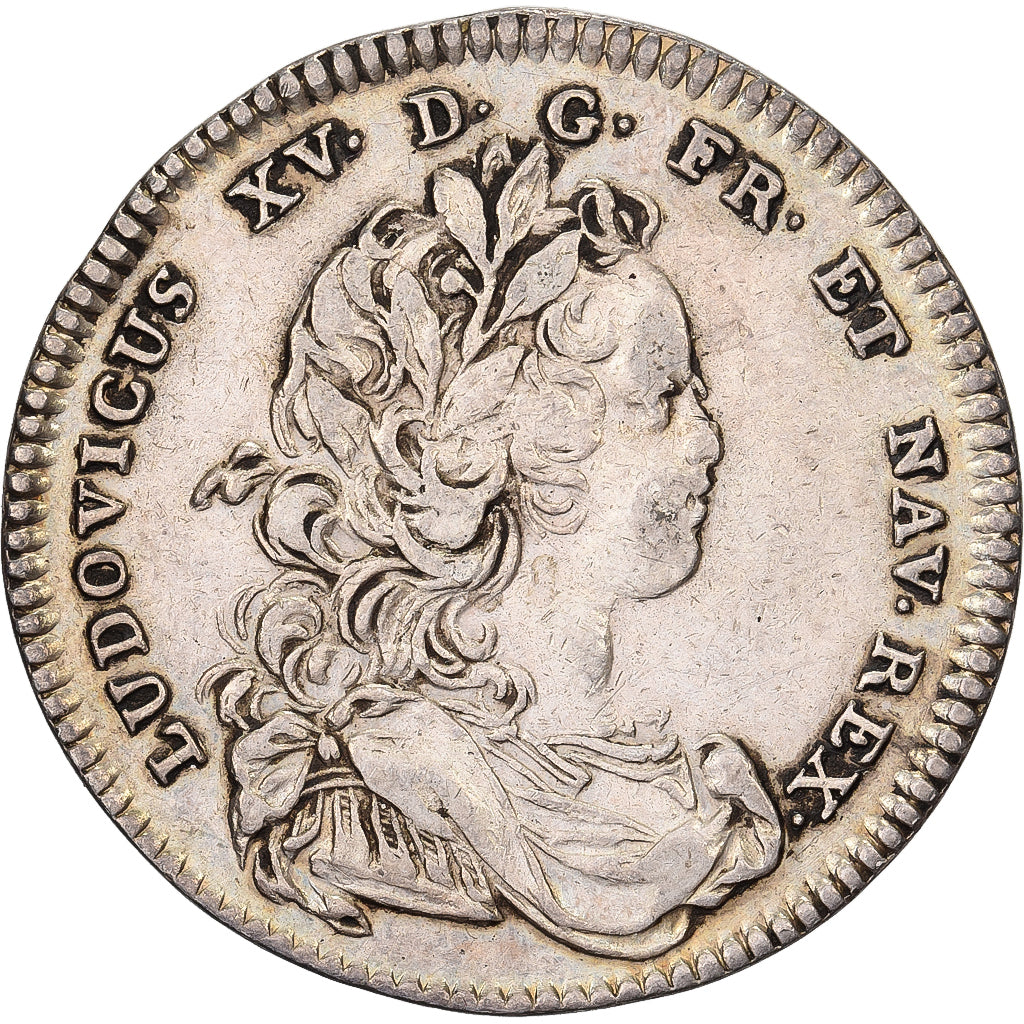 France, Token, Louis XV, Bâtiments du Roi, 1721, Silver, EF(40-45)