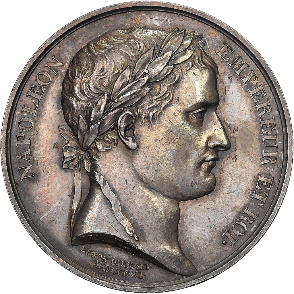 France, Token, Napoleon I, Hôtel de Ville de Rouen, 1806, Silver, Droz