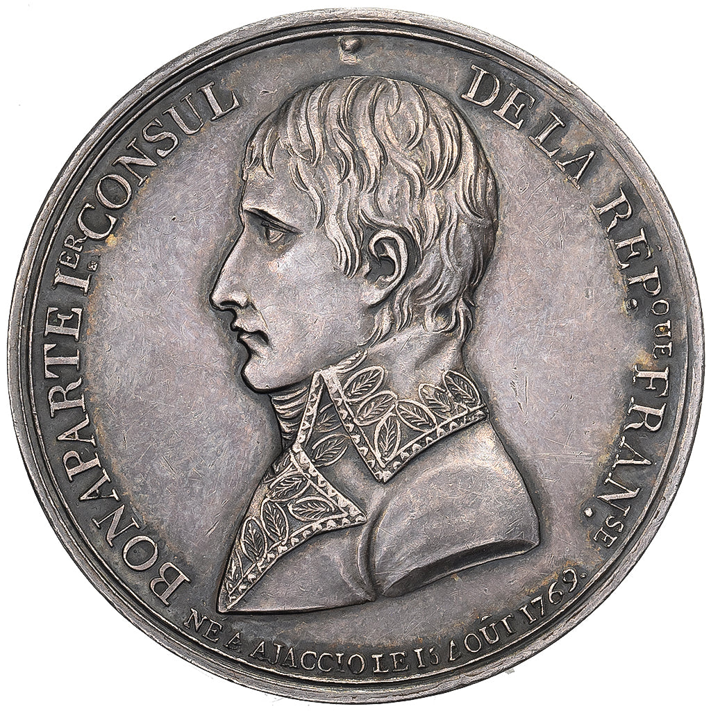 France, Jeton, Napoléon Bonaparte, 1800, Argent, SUP