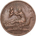 Francia, medaglia, Naissance de Henri Duc de Bordeaux, 1820, Bronzo, BB