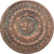 Brazil, Pedro I, 20 Reis, 1823, Rio de Janeiro, Countermarked 40 Reis, Copper