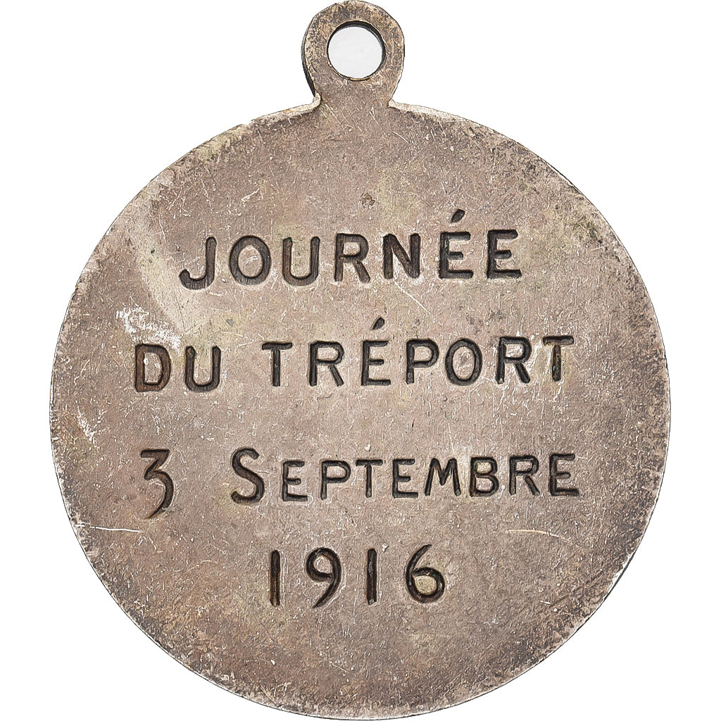 França, medalha, L'Appel aux Armes, 1916, Bronze Prateado, Willette/Devambez