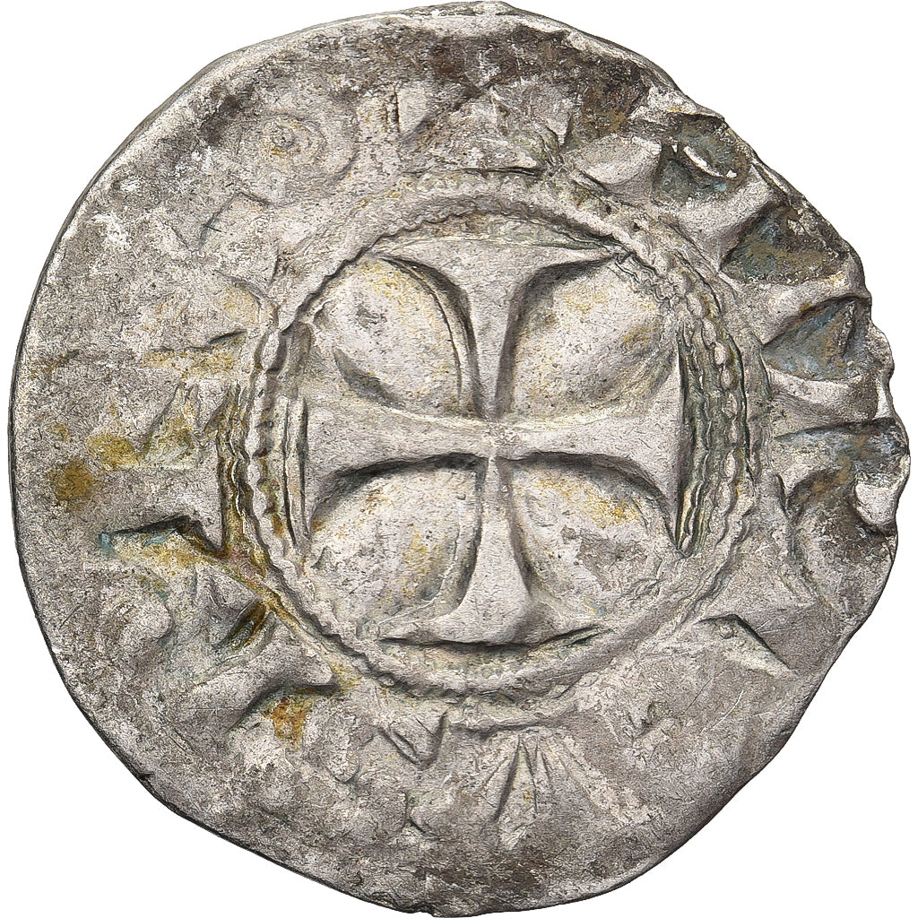 France, Henri Ier, Denier, 1031-1060, Senlis, Billon, VF(20-25), Duplessy:20