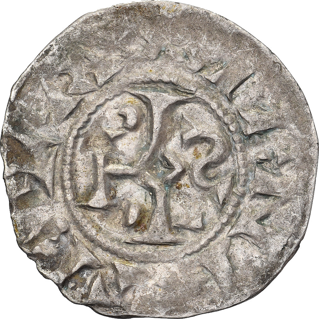 France, Henri Ier, Denier, 1031-1060, Senlis, Billon, VF(20-25), Duplessy:20