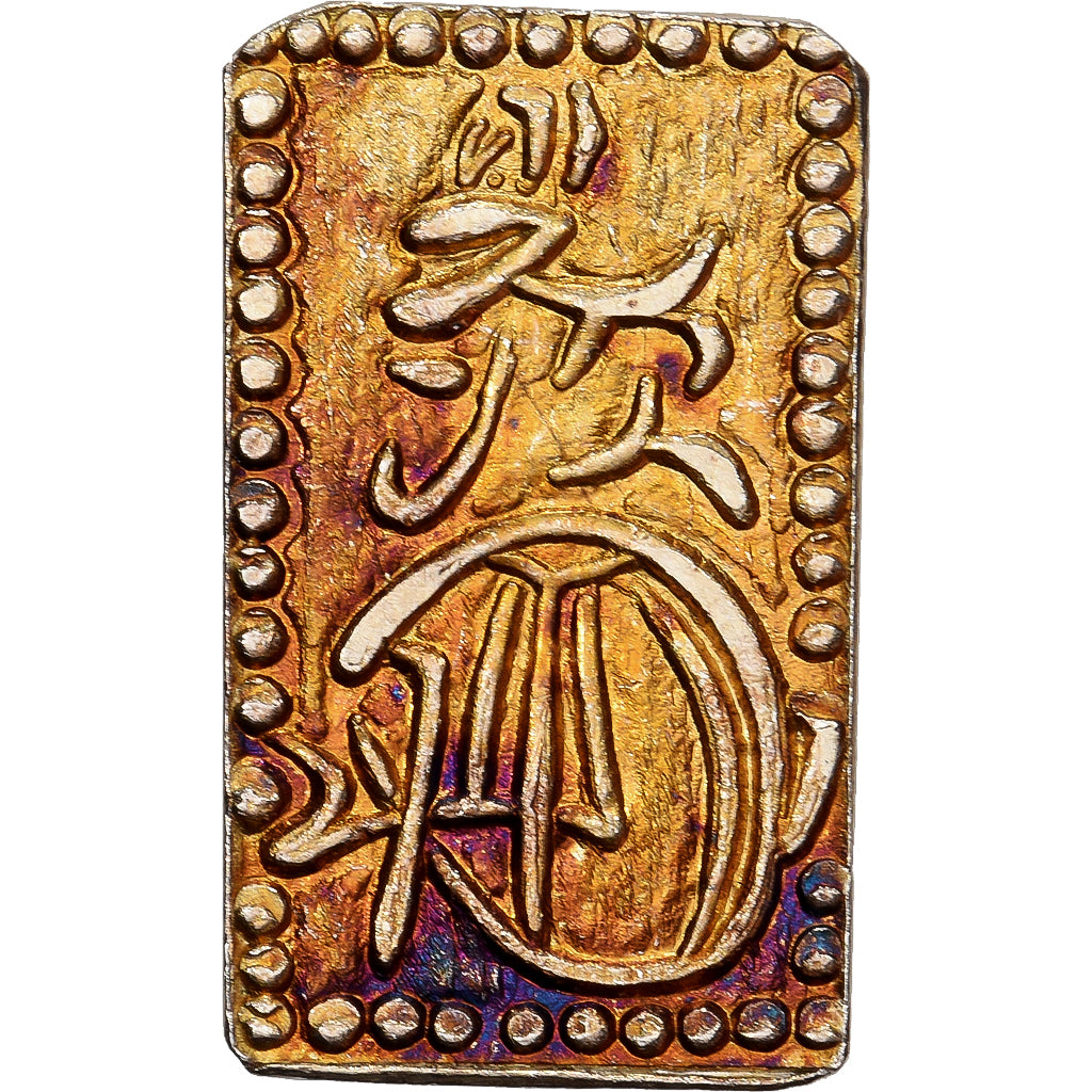 Japon, Kōmei, 2 Shu, Manen, 1860-1869, Edo, Electrum, SUP