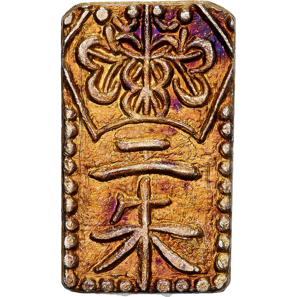 Japon, Kōmei, 2 Shu, Manen, 1860-1869, Edo, Electrum, SUP