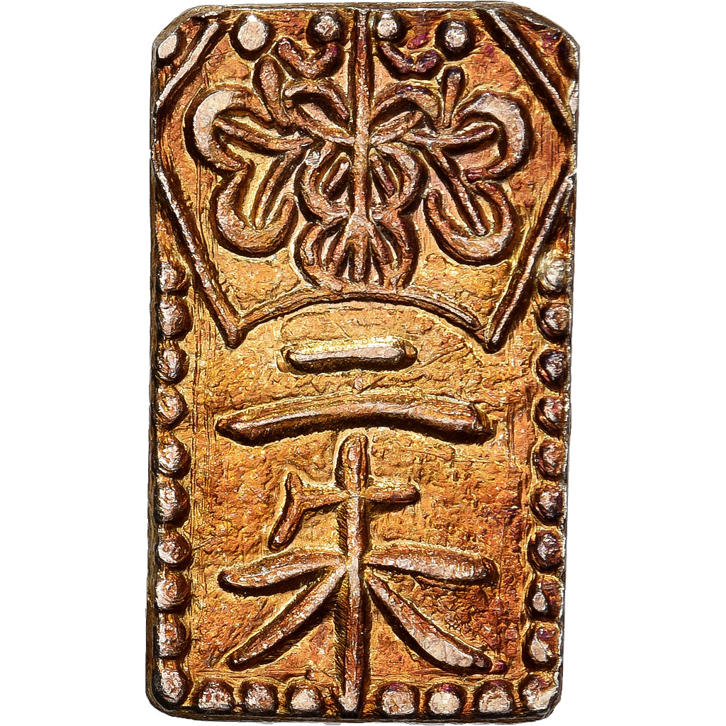 Japan, Kōmei, 2 Shu, Manen, 1860-1869, Edo, Electrum, VZ