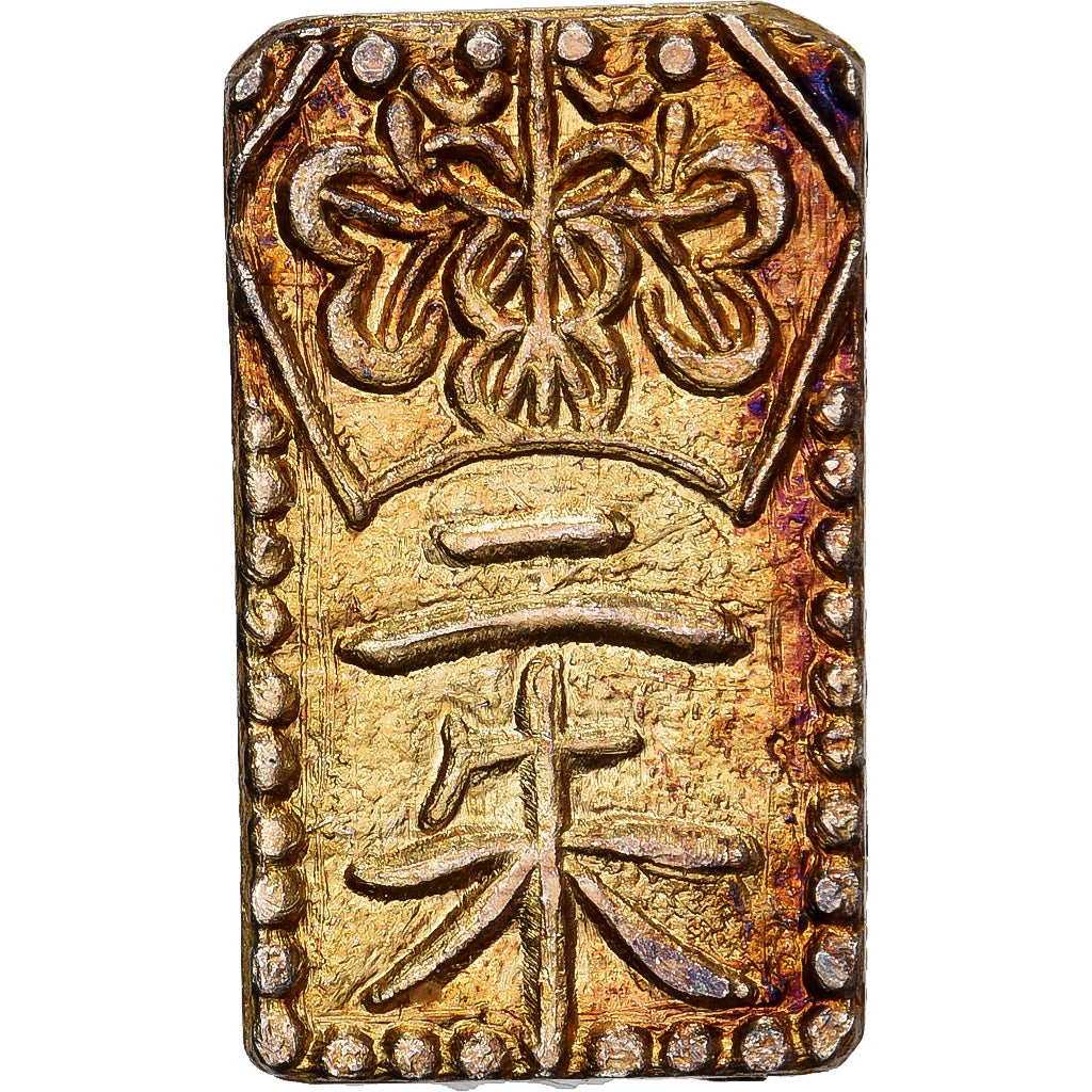 Japon, Kōmei, 2 Shu, Manen, 1860-1869, Edo, Electrum, SUP