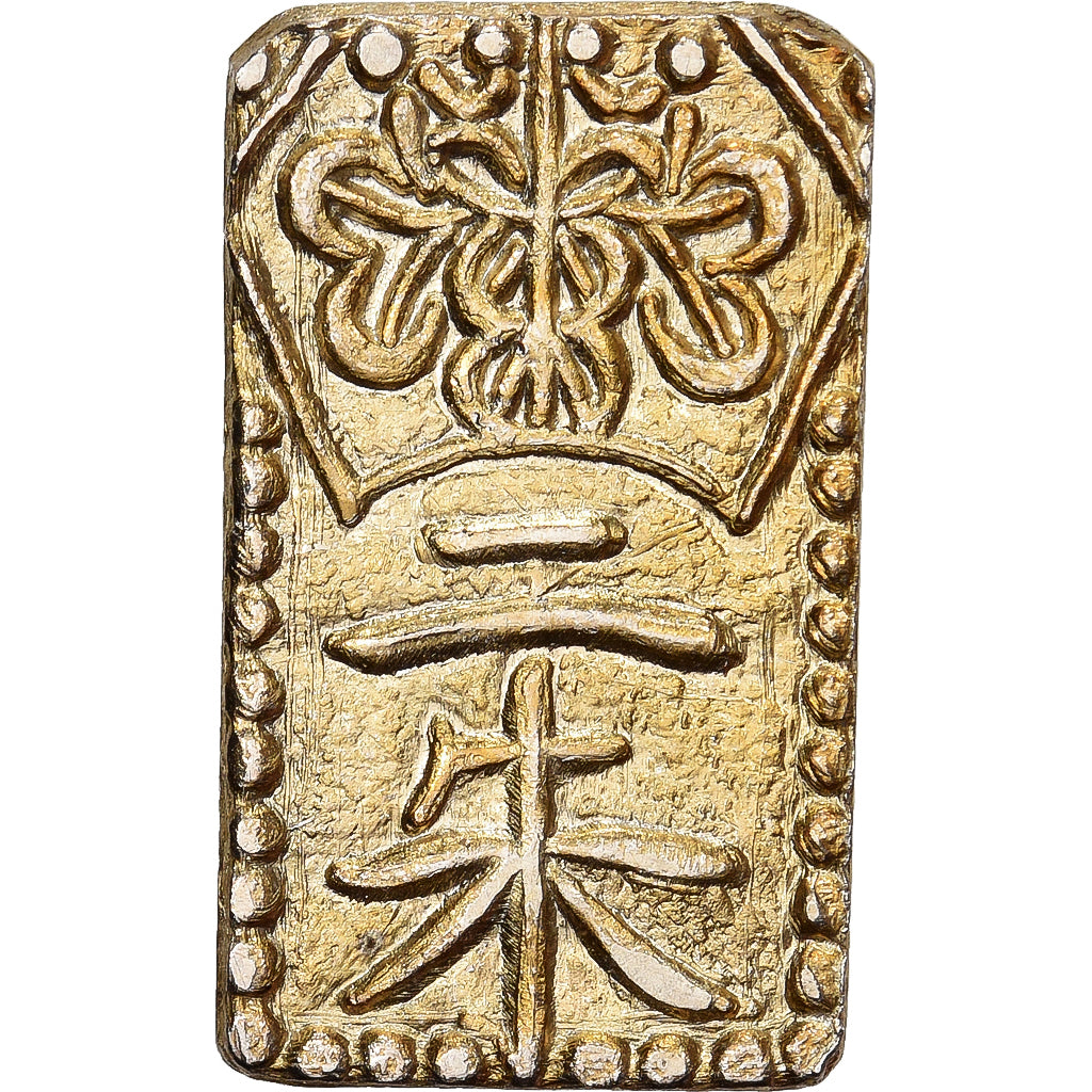 Japan, Kōmei, 2 Shu, Man'en, 1860-1869, Edo, Electrum, AU(55-58)