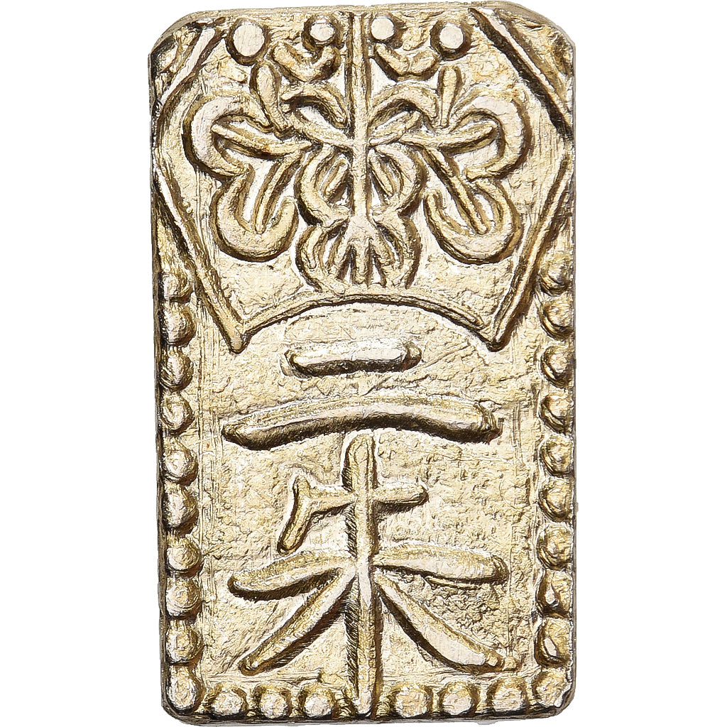 Japonia, Kōmei, 2 Shu, Manen, 1860-1869, Edo, Elektrum, AU(55-58)