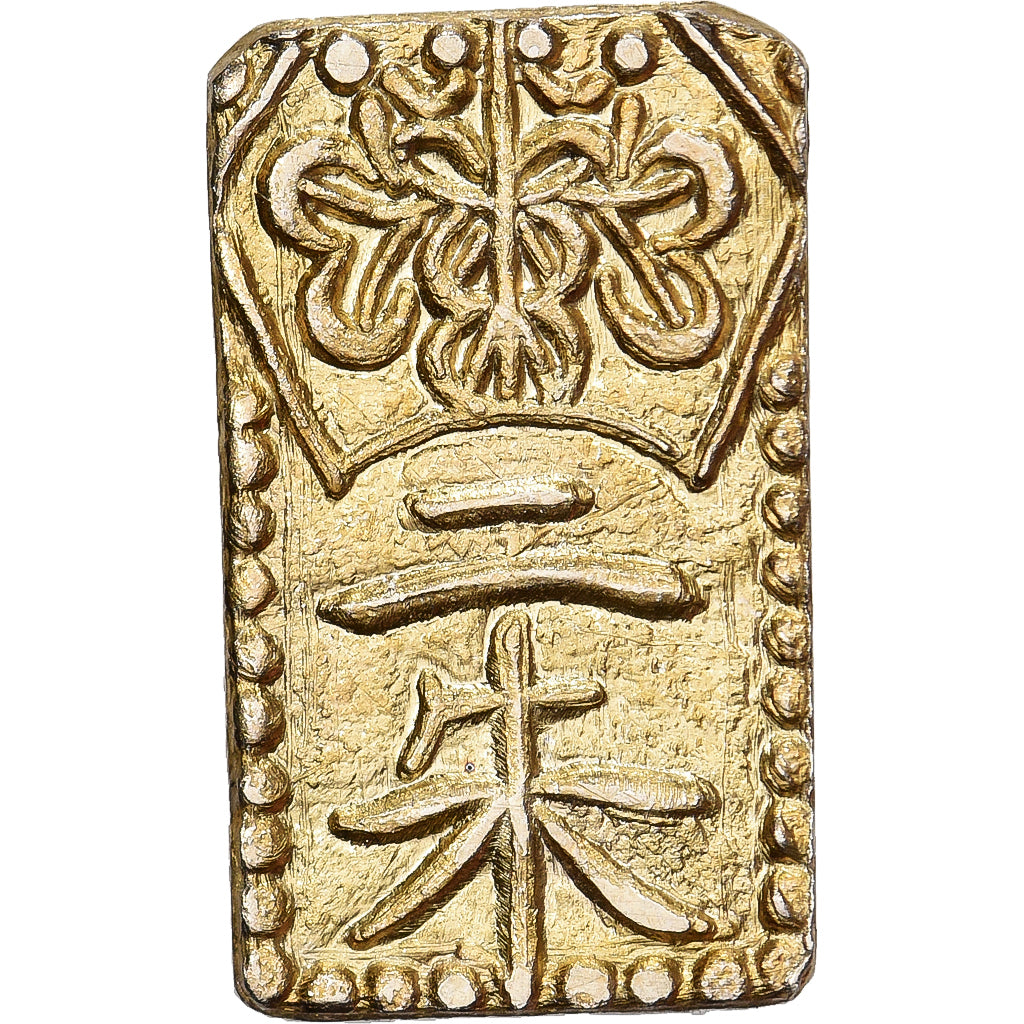 Japan, Kōmei, 2 Shu, Manen, 1860-1869, Edo, Electrum, VZ