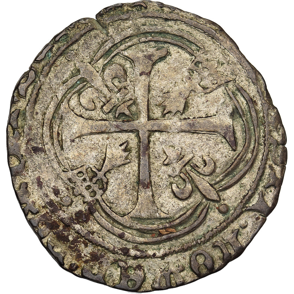France, Louis XII, Blanc de Bretagne, 1498-1514, Uncertain mint, Billon