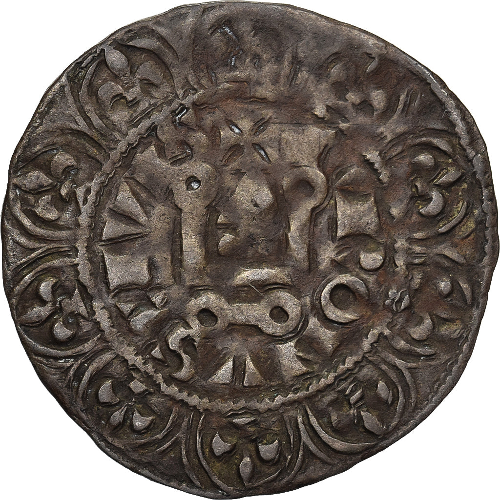 France, Philippe IV, Maille Tierce, 1306-1314, Billon, VF(30-35), Duplessy:219