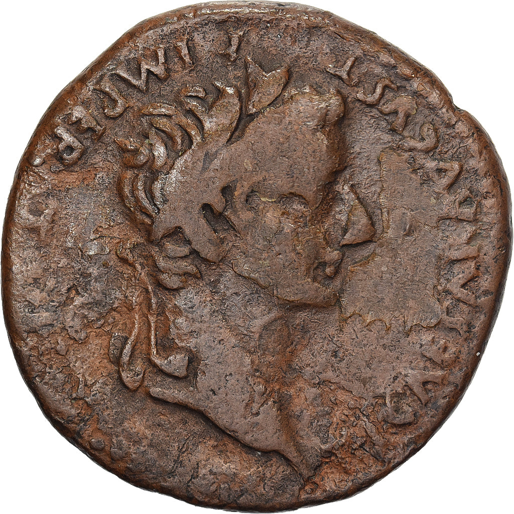 Tiberius, As, 12-14, Lyon - Lugdunum, Bronze, S+, RIC:245
