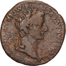 Tiberius, As, 12-14, Lyon - Lugdunum, Bronze, S+, RIC:245