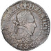 França, Henri III, 1/4 Franc, 1587, Paris, Prata, VF(30-35), Gadoury:479