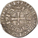 Frankreich, Charles IV, Maille Blanche, 1324-1328, Billon, SS, Duplessy:243A