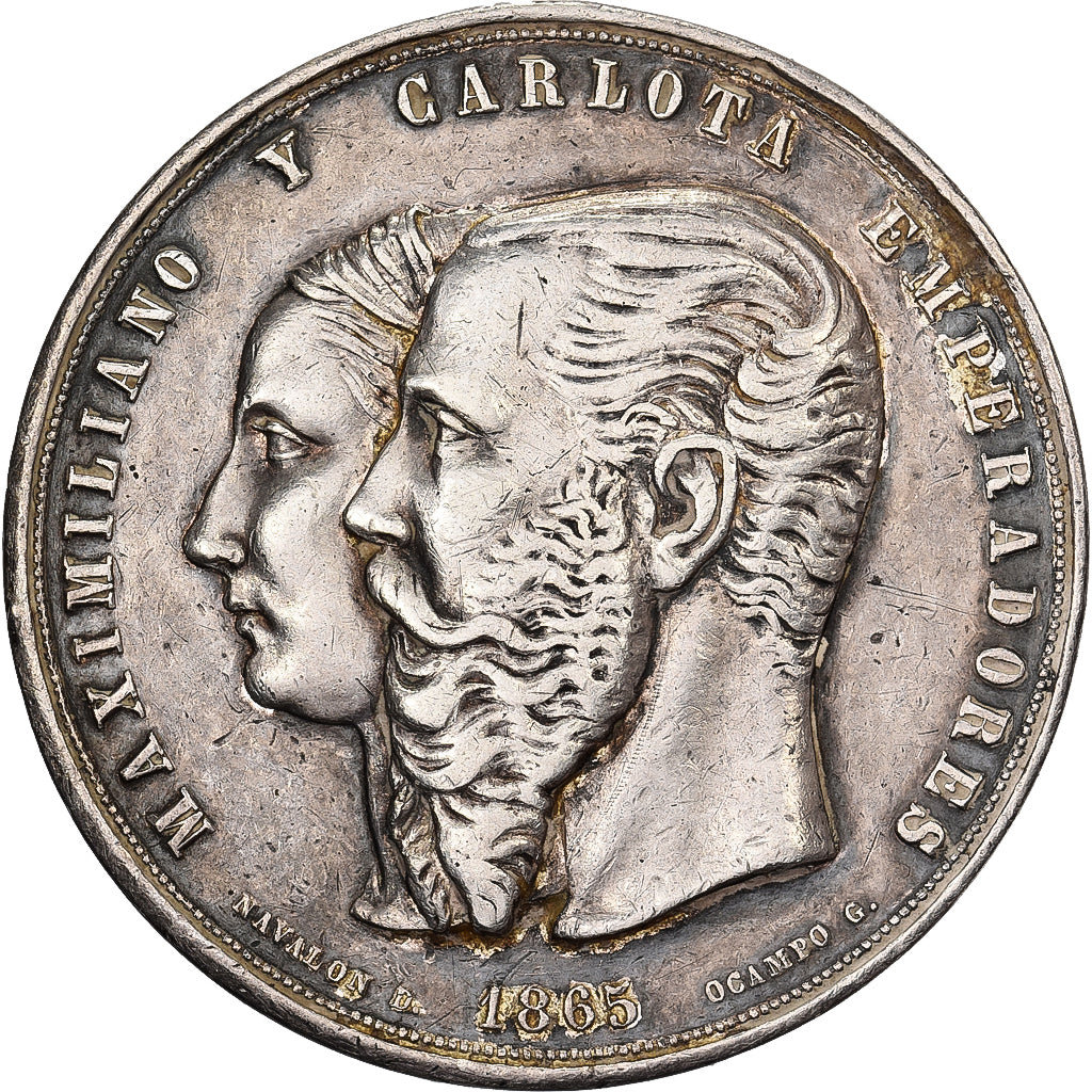 Messico, medaglia, Maximilian & Carlota, Restoration of the Order of Guadalupe