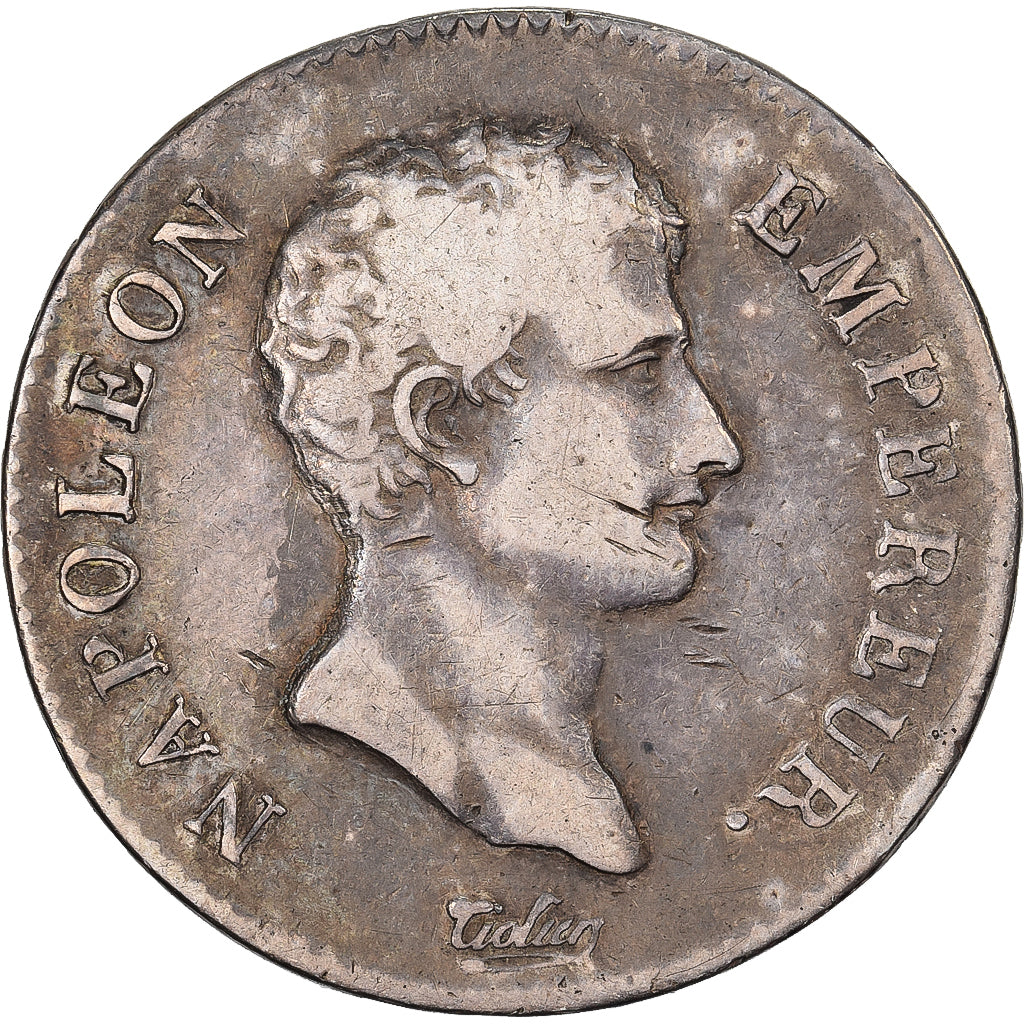 Francia, Napoleon I, 2 Francs, AN 14, Paris, Argento, MB+, Gadoury:495