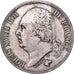 France, Louis XVIII, 2 Francs, 1822, Paris, Silver, AU(50-53), Gadoury:513
