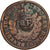 Guadalupe, 3 Sols 9 Deniers, 1793, Paris, Countermarked RF, Bronce, BC+