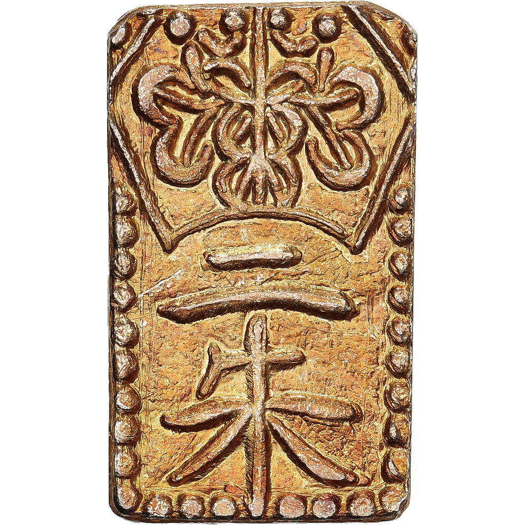 Japan, Kōmei, 2 Shu, Manen, 1860-1869, Edo, Electrum, VZ