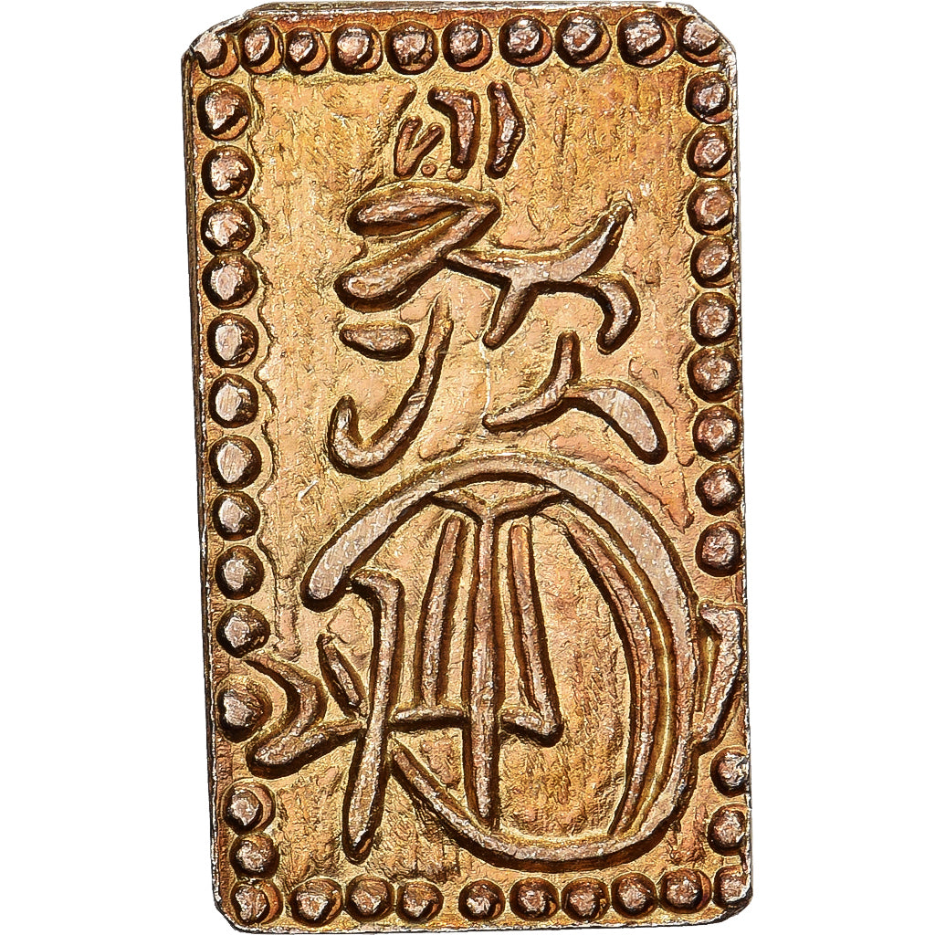 Japonia, Kōmei, 2 Shu, Manen, 1860-1869, Edo, Elektrum, AU(55-58)