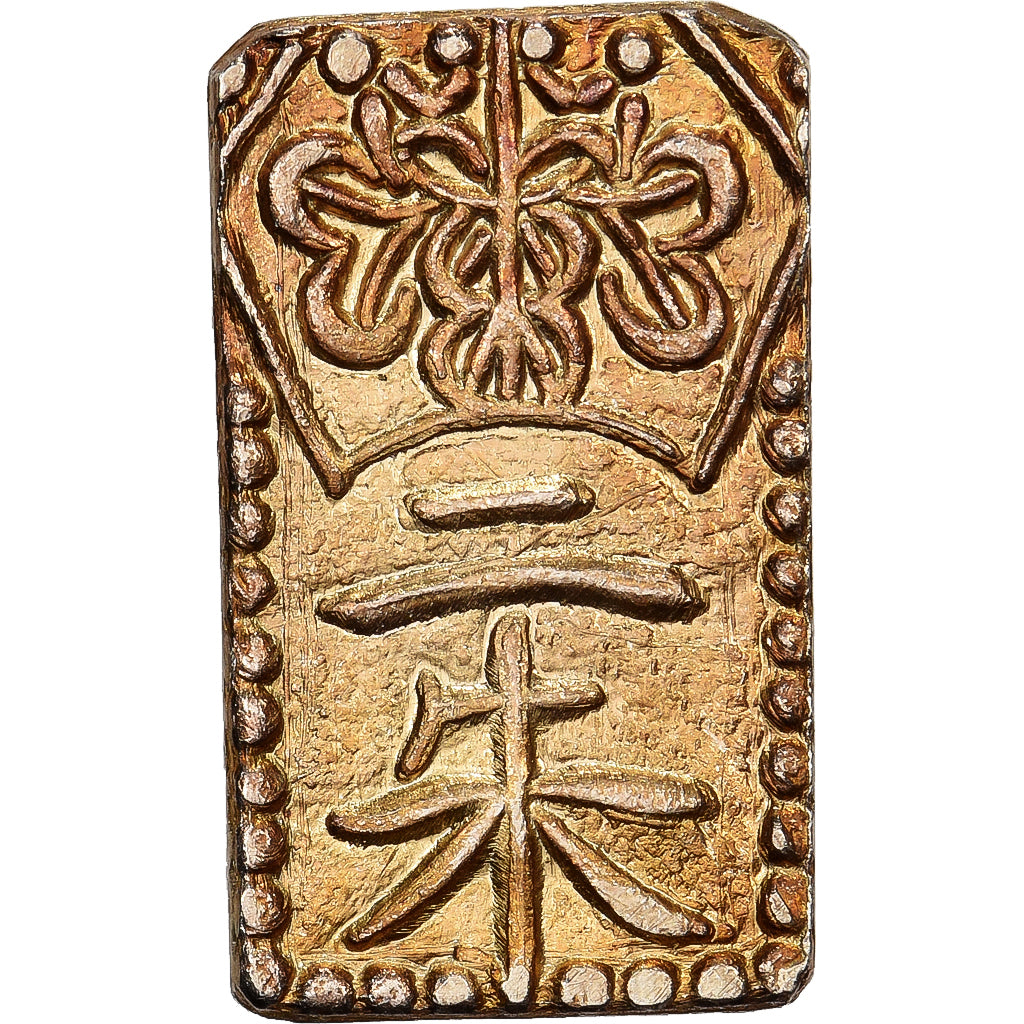 Japonia, Kōmei, 2 Shu, Manen, 1860-1869, Edo, Elektrum, AU(55-58)