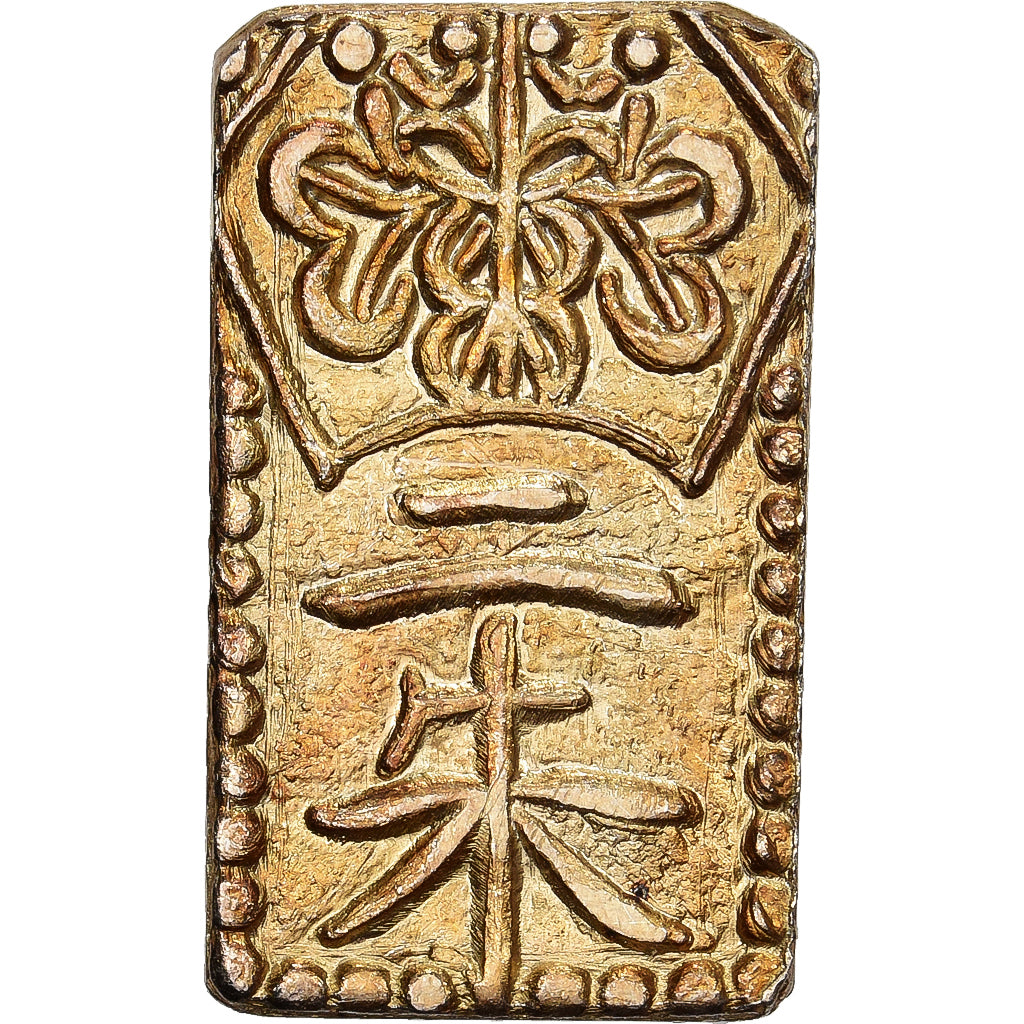 Japan, Kōmei, 2 Shu, Manen, 1860-1869, Edo, Electrum, VZ
