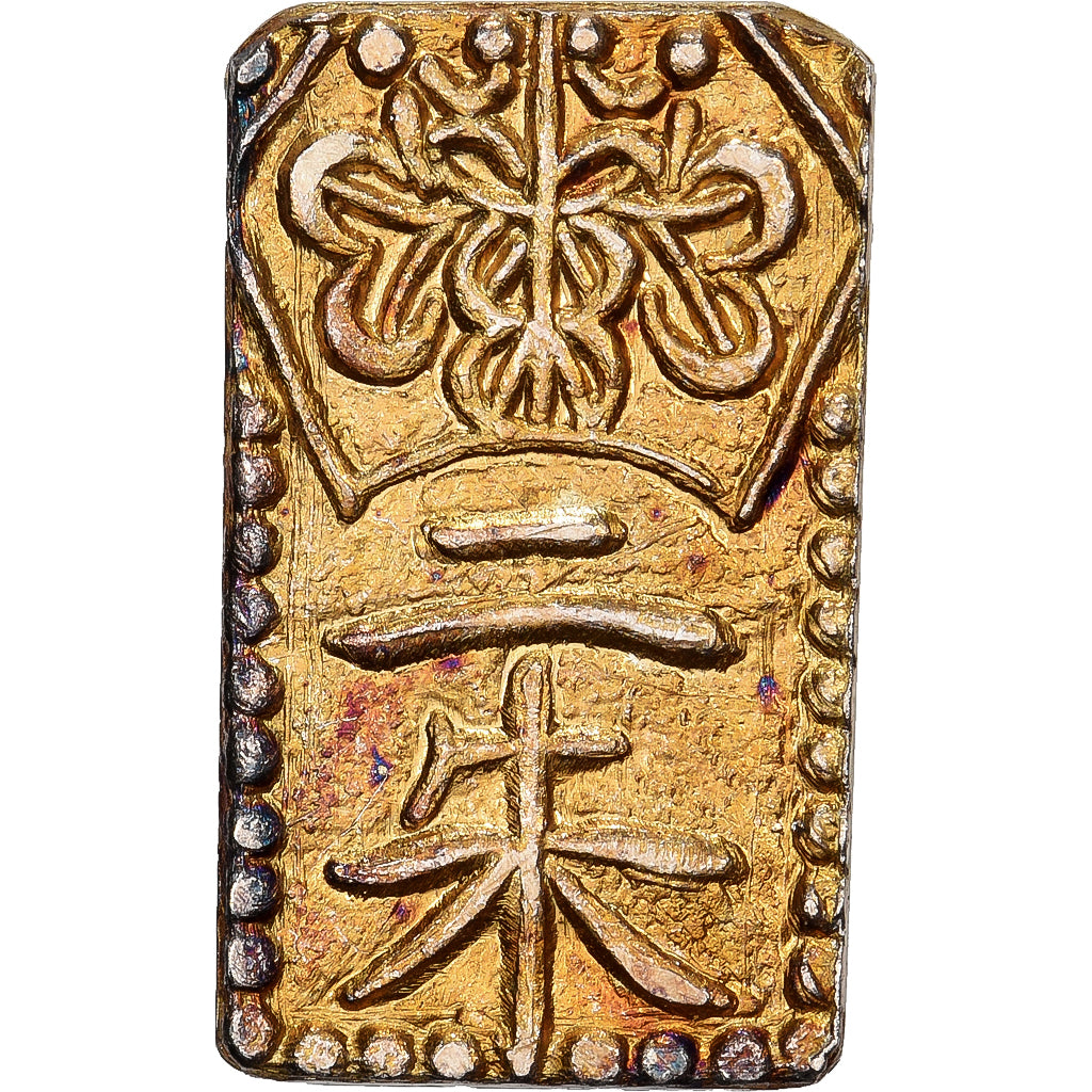 Japon, Kōmei, 2 Shu, Manen, 1860-1869, Edo, Electrum, SUP