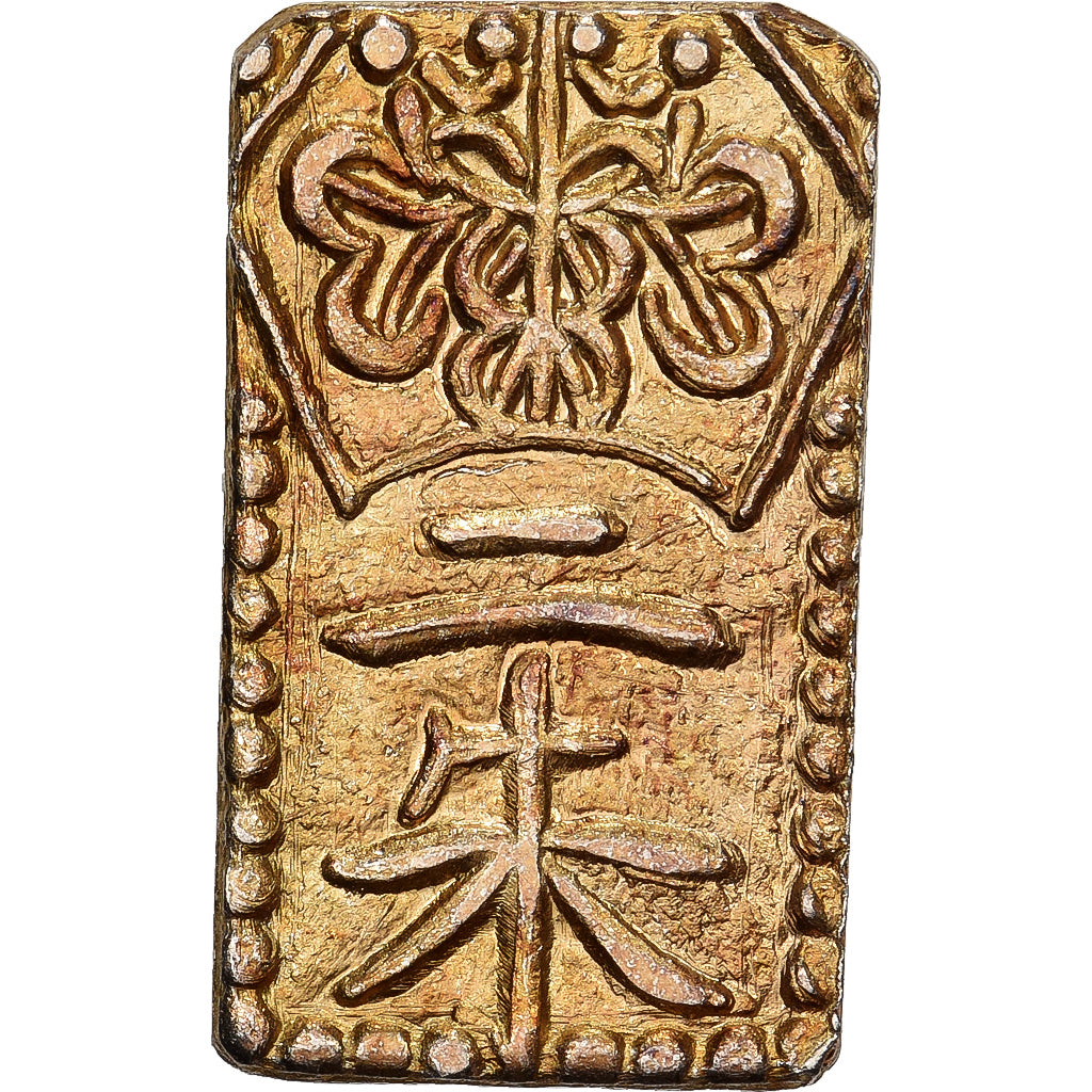 Japan, Kōmei, 2 Shu, Manen, 1860-1869, Edo, Electrum, VZ