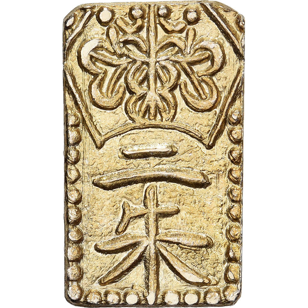 Japonia, Kōmei, 2 Shu, Manen, 1860-1869, Edo, Elektrum, AU(55-58)
