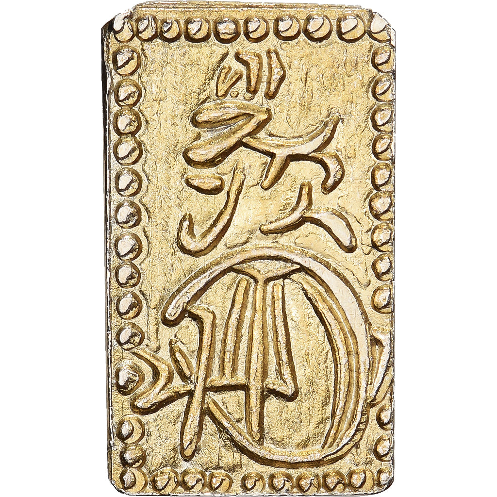Japonia, Kōmei, 2 Shu, Manen, 1860-1869, Edo, Elektrum, AU(55-58)