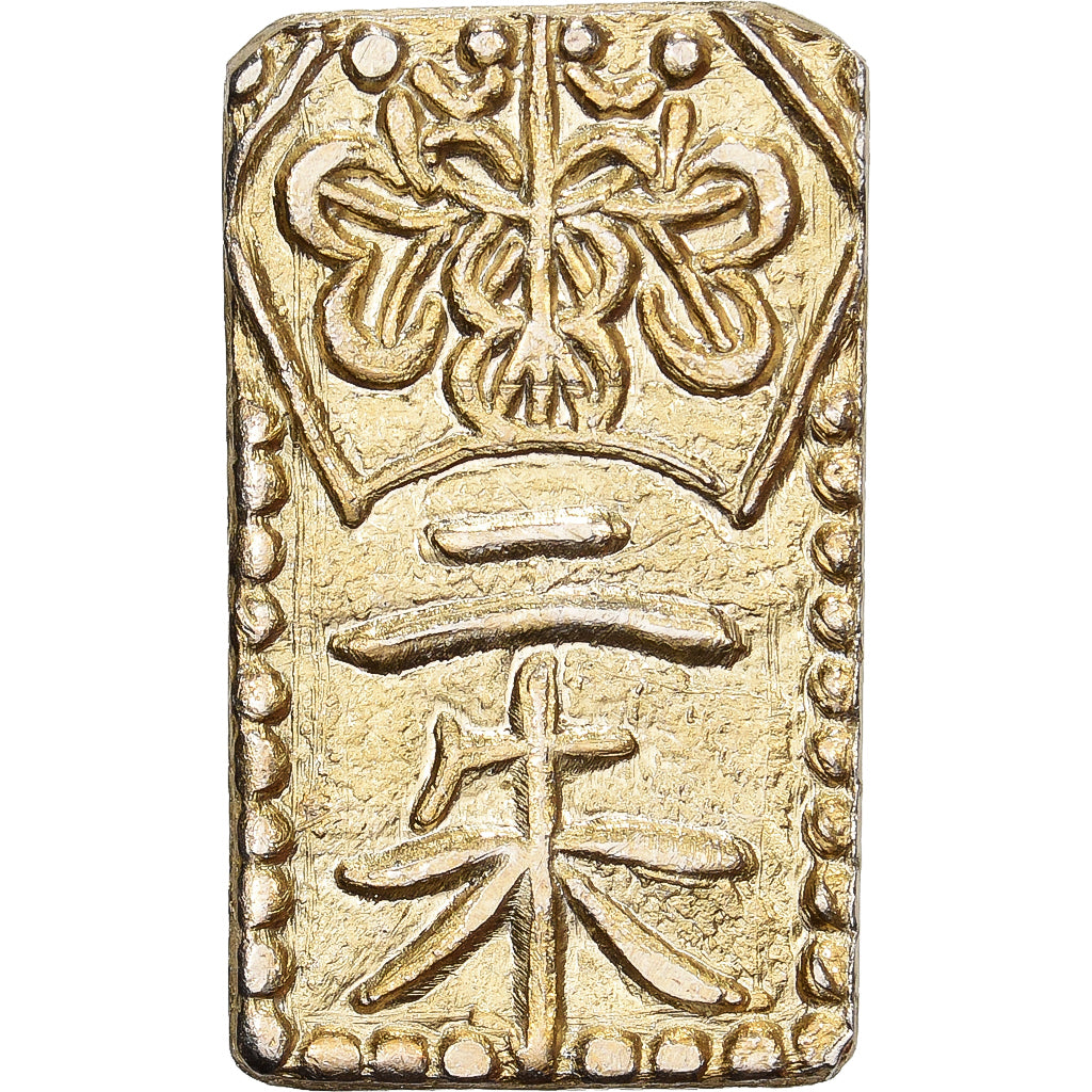 Japonia, Kōmei, 2 Shu, Manen, 1860-1869, Edo, Elektrum, AU(55-58)